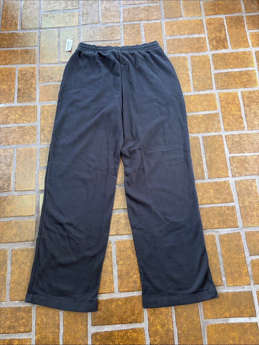NWT Old Navy Black So Comfy High Waisted Wide Leg Sweatpants - Picture 3 of 13
